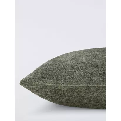 John Lewis Chenille Cushion Green | 50 x 50cm