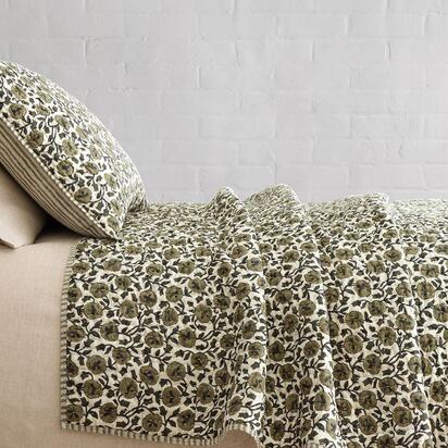 Laney Floral Bedspread, Super King, Elm