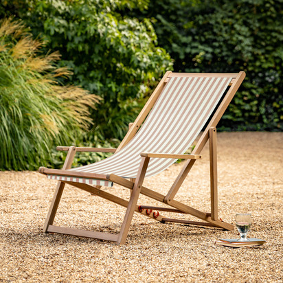 Alderbridge Deck Chair Clay Stripe