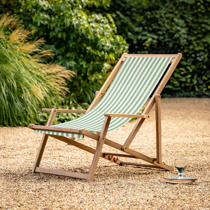 Alderbridge Deck Chair Verde Stripe