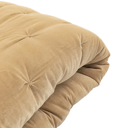 Glenshire Velvet Bedspread Sand