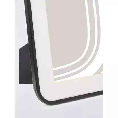 John Lewis Scandi Rounded Corner Photo Frame Black | 20.7 x 15.6 x 1.4cm