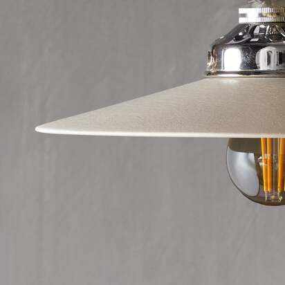 Cecilia ceramic shade in natural plaster