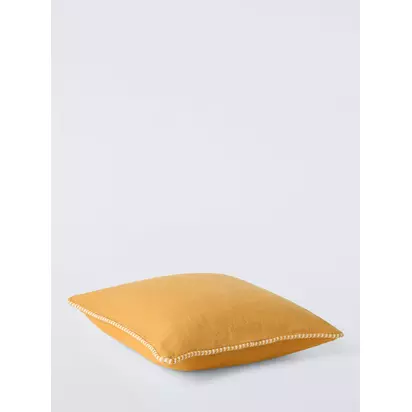 John Lewis Striped Piping Cushion Auburn | 45 x 45cm