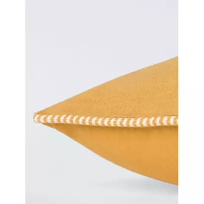 John Lewis Striped Piping Cushion Auburn | 45 x 45cm