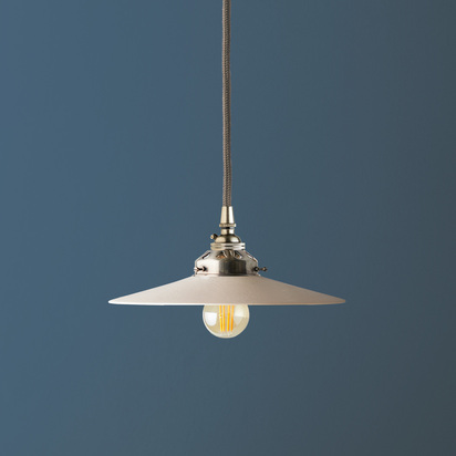 Cecilia ceramic shade in natural plaster