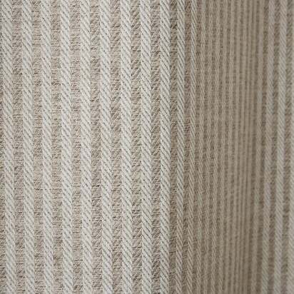 Churchgate Herringbone Stripe Eyelet Curtains