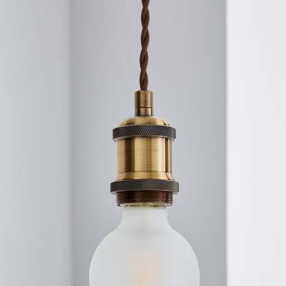 Charlie Industrial Adjustable Pendant Flex Ceiling Light Cable