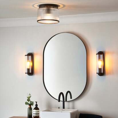 Alyn Bathroom Flush Ceiling Light