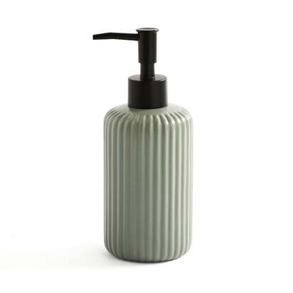 Ceramic Ribbed Soap Dispenser