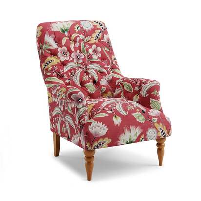 Bibury Button Joy Floral Print Occasional Armchair