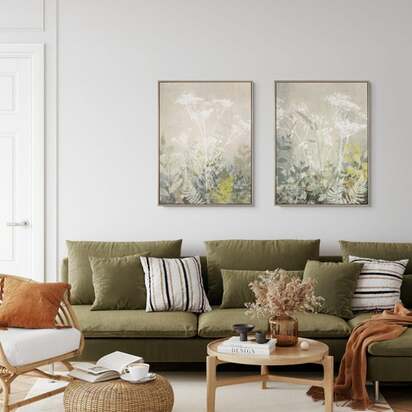 Natural Beauty Framed Canvas