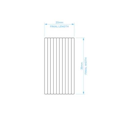 Trinity Ribbed Extendable Metal Eyelet Curtain Pole