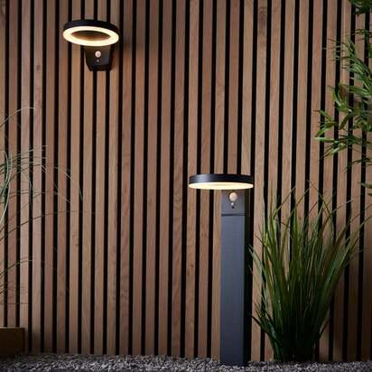 Vogue Idris Solar PIR Outdoor Floor Path Light
