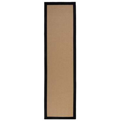 Herringbone Jute Border Stair Runner