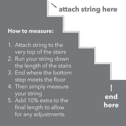 Herringbone Jute Border Stair Runner