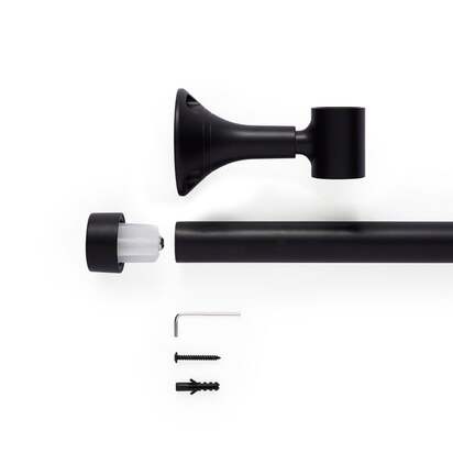 Trinity Metal Eyelet Bay Curtain Pole