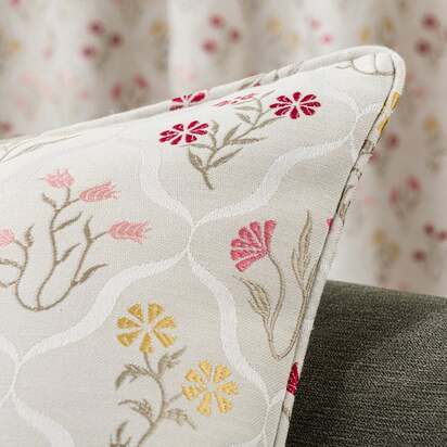 Fleur Floral Jacquard Cushion