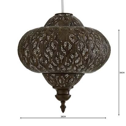 Lucena Fretwork Easy Fit Pendant Shade
