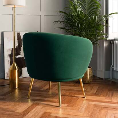 Bella Velvet Occasional Armchair