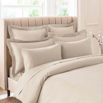 Dorma Smooth & Soft 300 Thread Count 100% Cotton Sateen Standard Pillowcase