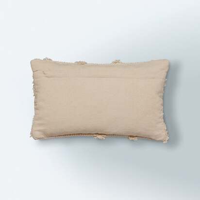 Zig Zag Tufted Cotton Cushion