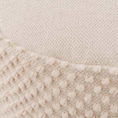 Jersey Bobble Round Pouffe
