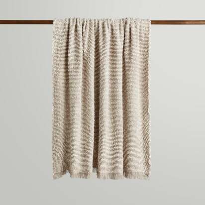 Churchgate Kibworth Boucle Throw Blanket 130x180cm