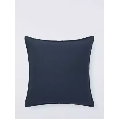 John Lewis Overlock Cushion Blue | 45 x 45cm
