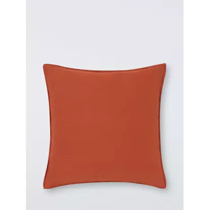 John Lewis Overlock Cushion Orange | 45 x 45cm