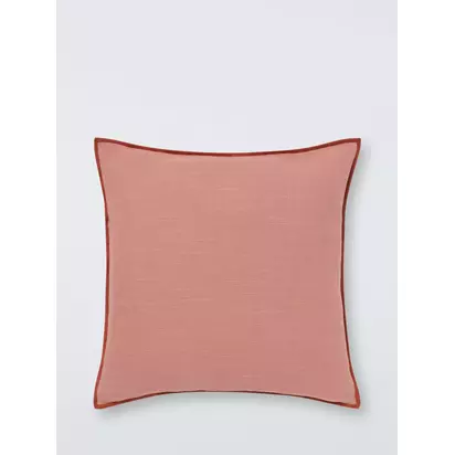 John Lewis Overlock Cushion Orange | 45 x 45cm
