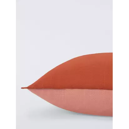 John Lewis Overlock Cushion Orange | 45 x 45cm