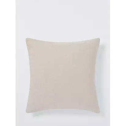 John Lewis Herringbone Cushion Natural | 50 x 50cm