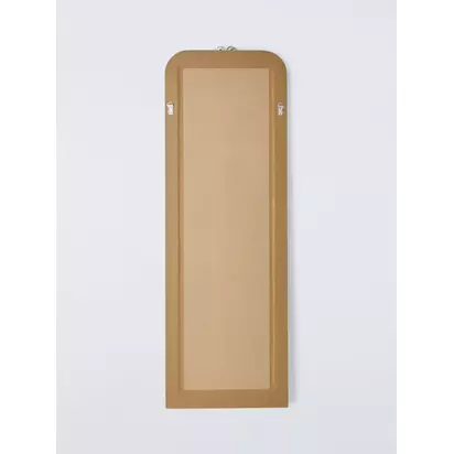 John Lewis Bow Detail Full Length Rectangular Leaner/Wall Mirror, 180 x 60cm, Gold Gold | 180 x 60 x 5.7cm