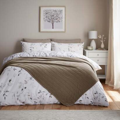 Chenille Textured Throw Blanket 235cm x 235cm