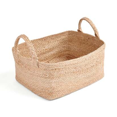 Jute Basket with Handles