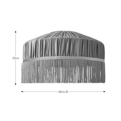 Alessia Velvet Pleated Lamp Shade