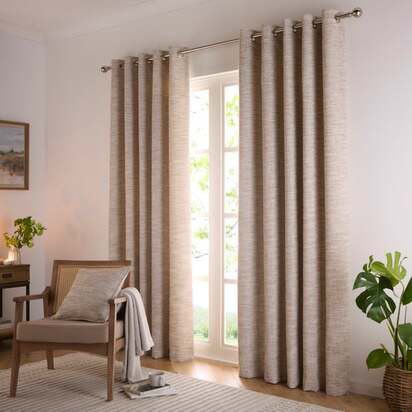 Churchgate Stathern Eyelet Curtains