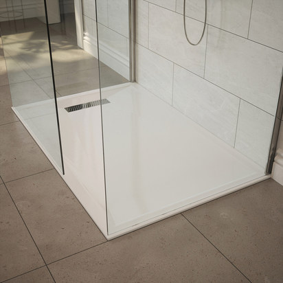Harbour Linear 25mm Luxury Stone Rectangular Shower Tray - 1700 x 800mm