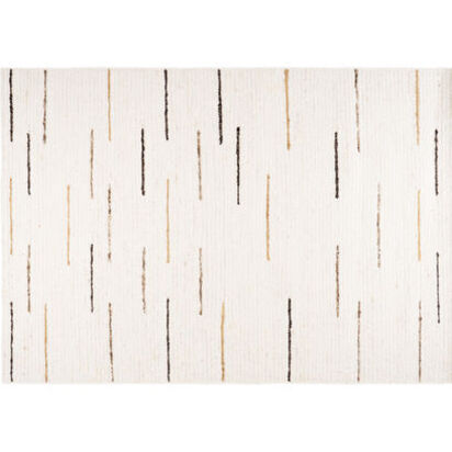 Loaf 140cm x 200cm Roddy Wool Rug Standard in Natural Rugs