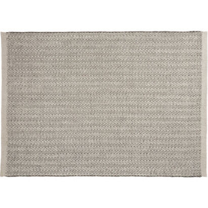 Loaf 200 X 300cm Zigzaggy Rug in Oat Wool