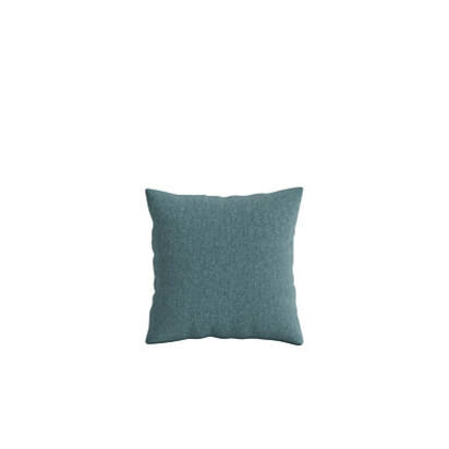 Loaf 43 X 43cm Made-To-Order Scatter Cushion in Blue Teal Linen - Lighthouse