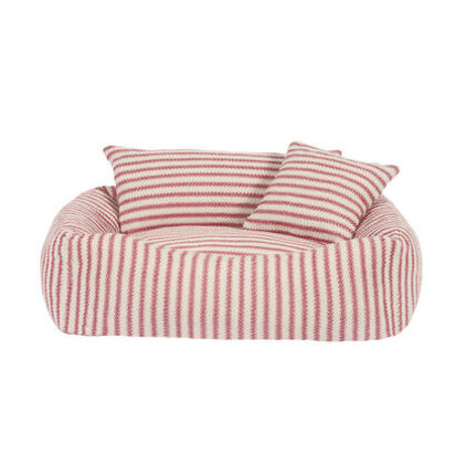 Loaf Woofins Small Dog Bed in Pink