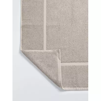 John Lewis Egyptian Cotton Bath Mat Pale Mole | H3 x W52 x D80cm