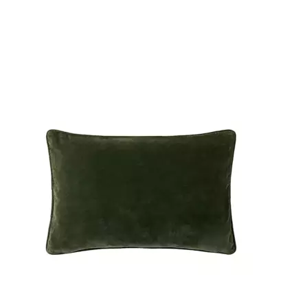 William Morris At Home Larkspur Cushion Forest Green | H40 x W60cm