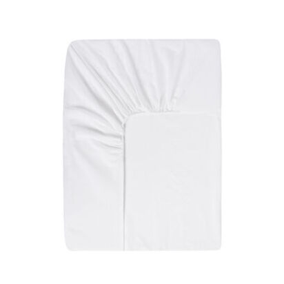 Loaf King Easy Cotton Fitted Sheet in Icing Sugar | Cotton Bedding | Light