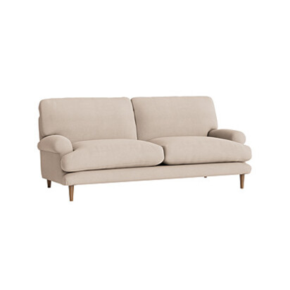 Loaf Medium Dawdler Sofa in Neutral Twill - Sandwich Paper