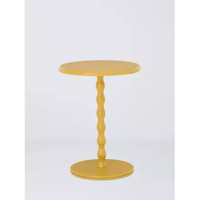 John Lewis Bobbin Pedestal Table Ochre | 53.0cmx40.0cmx40.0cm