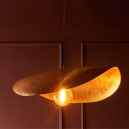 Zoltan pendant in brass