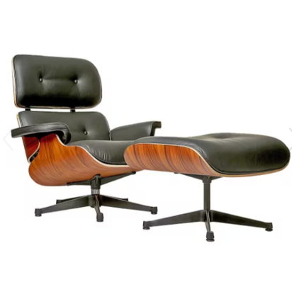 Swivel eames chair and ottoman